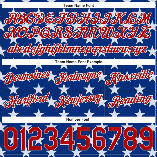 Custom Royal Red-White 3D Pattern Design American Flag Authentic Basketball Shorts - Image 3