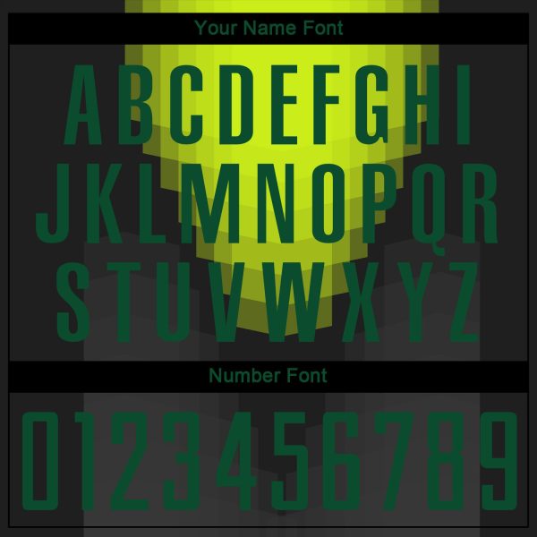 Custom Black Kelly Green Sublimation Soccer Uniform Jersey - Image 5
